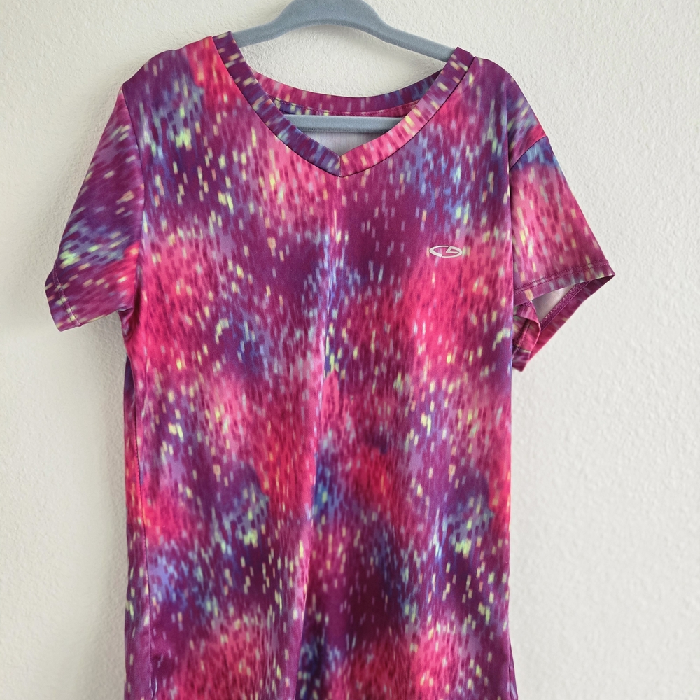 Champion Women's Multicolor Short Sleeve Tee